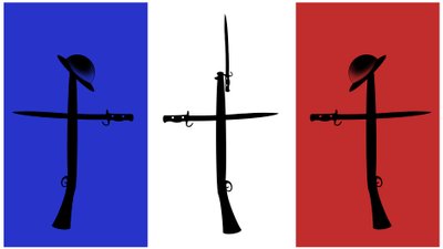 Memorial of graves on cemeteries in France and Belgium from World War One by Neale Osborne